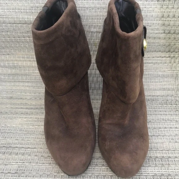 Coach Brown and Black Ankle Boots - Picture 4 of 7